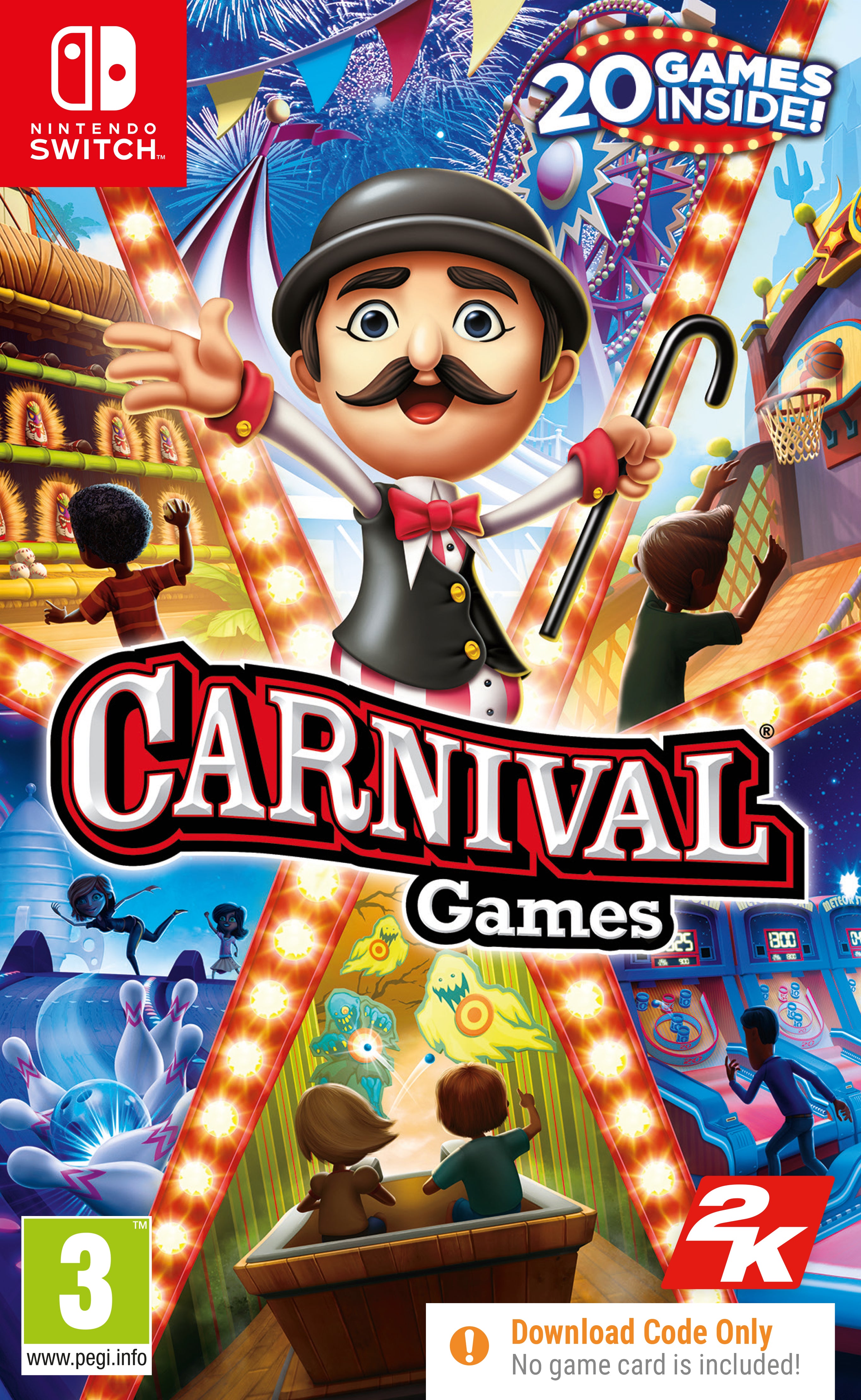 Carnival Games Code In A Box  - Nintendo Switch