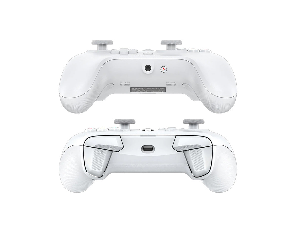 GameSir G7 SE wired Xbox controller in White – top and bottom