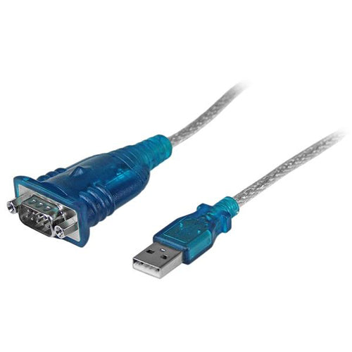 StarTech.com 17in (43cm) 1-Port USB to RS232 DB9 Serial Adapter Cable, USB to Serial Adapter Cable - M/M