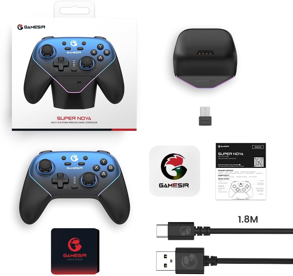 GameSir Supernova Multiplatform Gaming Controller - Black