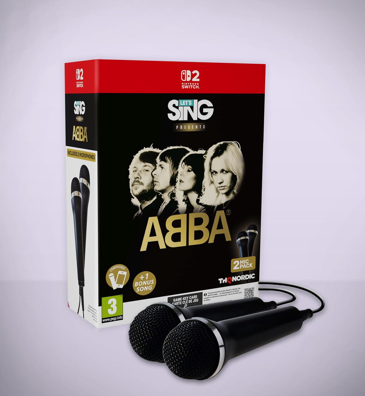 Let's Sing ABBA 2027 - 2 Microphone Bundle - Nintendo Switch 2 - two microphone bundle