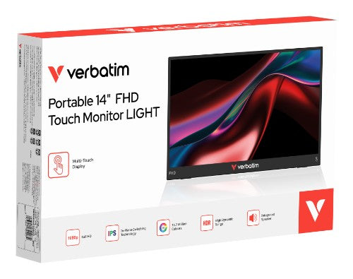 Verbatim Portable 14" FHD Touch Monitor LIGHT