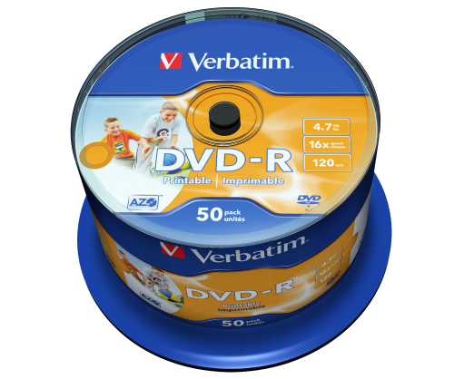 Verbatim 43533 blank DVD 4.7 GB DVD-R 50 pc(s)