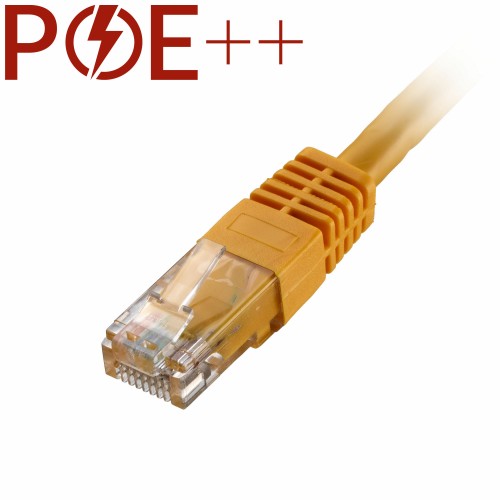 Cablenet 20m Cat6 RJ45 Yellow U/UTP PVC 24AWG Flush Moulded Booted Patch Lead