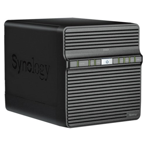 Synology DiskStation DS423 NAS Desktop Realtek RTD1619B 2 GB DDR4 16 TB HDD DiskStation Manager Black