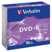 Verbatim DVD+RW Matt Silver 4.7 GB 10 pc(s)