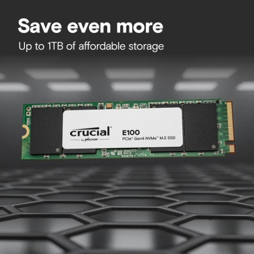 Crucial E100 2 TB M.2 PCI Express 4.0 NVMe