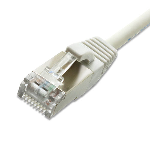 Cablenet 2m Cat6a RJ45 White U/FTP LSOH 30AWG Slim Snagless Booted Patch Lead