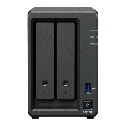 Synology DiskStation DS725+ NAS/storage server Ryzen Embedded R1600 4 GB DDR4 0 TB Black