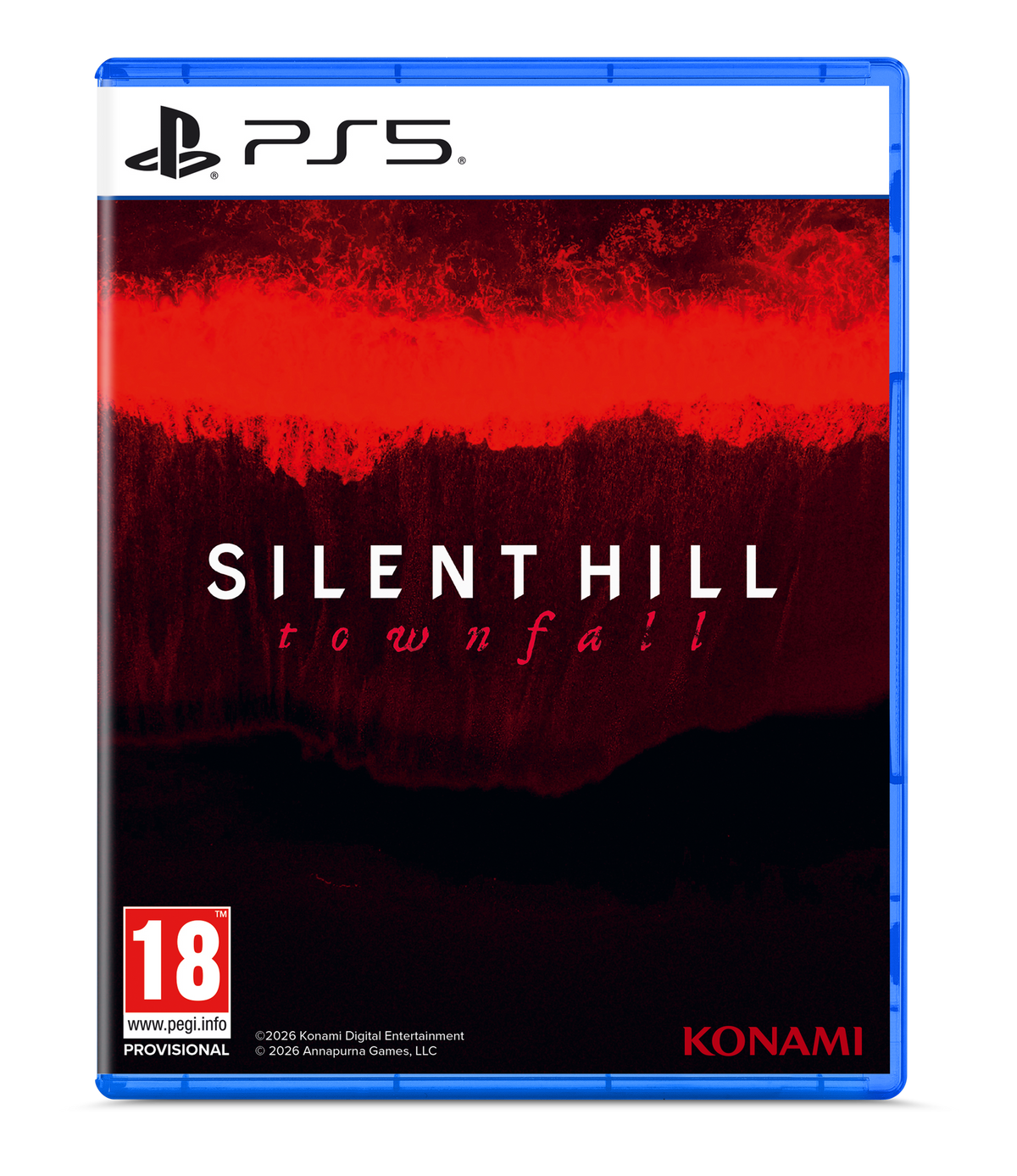 SILENT HILL: Townfall PS5 game cover and physical case