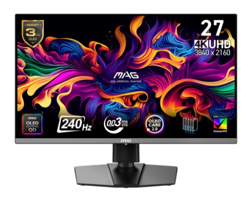 MSI MAG 272UP QD-OLED X24 computer monitor 67.3 cm (26.5") 3840 x 2160 pixels 4K Ultra HD Black