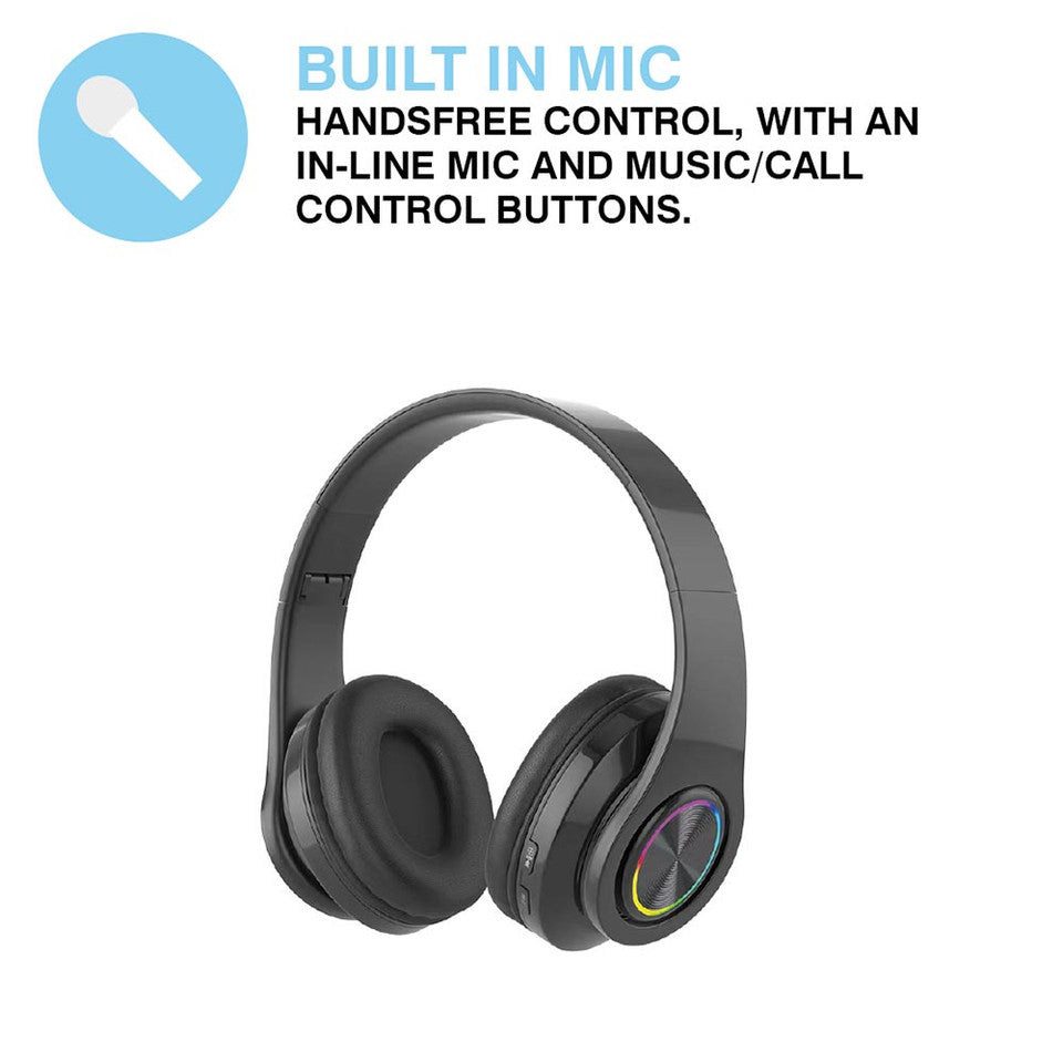 MiTEC MiSOUND Wireless Headphones - Black