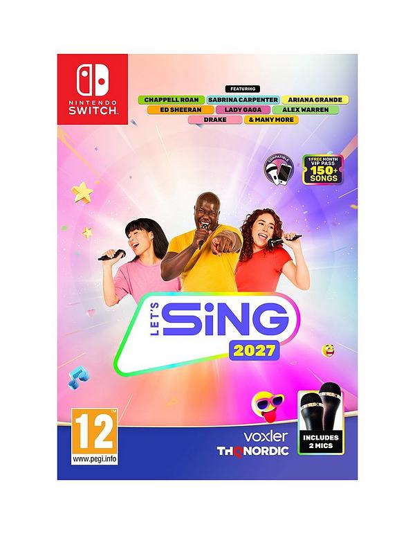 Let's Sing 2027 - 2 Microphone Bundle - Nintendo Switch - two microphone bundle