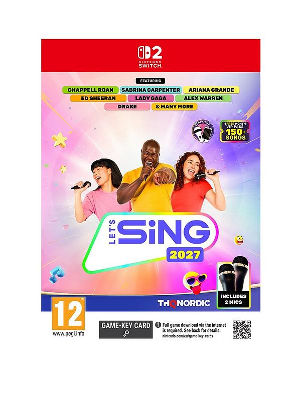 Let's Sing 2027 - 2 Microphone Bundle - Nintendo Switch 2 - two microphone bundle