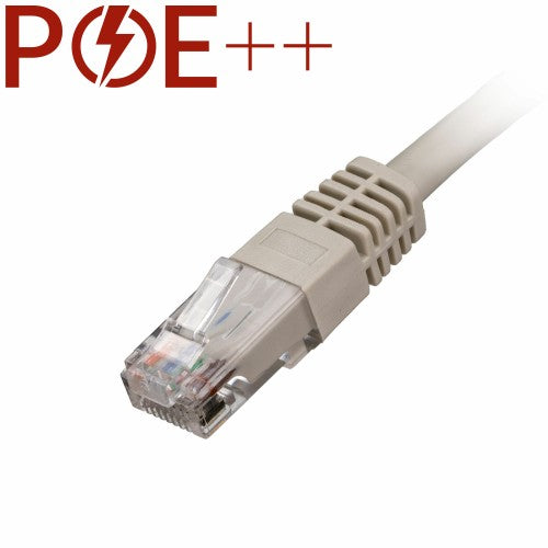 Cablenet 1.5m Cat6 RJ45 Grey U/UTP PVC 24AWG Flush Moulded Booted Patch Lead