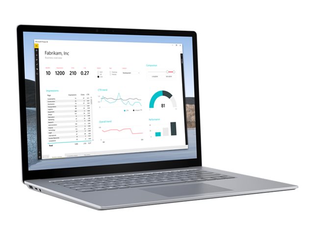 Microsoft Surface 3 Laptop - Core i5 10th Gen - 13" - 8GB - 256GB SSD - Grade C