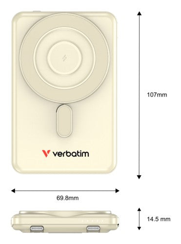 Verbatim Charge'n'G0 2C power Bank 5000 rnAh Gold