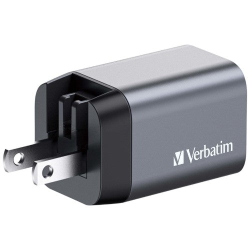 Verbatim GNC-35 GaN Charger 35W with 1 x USB-C PD 35W / 1 x USB-A QC 3.0 (EU/UK/US)