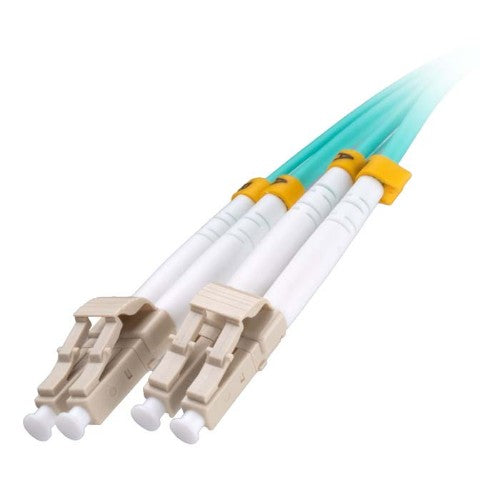Cablenet 0.3m OM4 50/125 LC-LC Duplex Aqua LSOH Fibre Patch Lead InfiniBand/fibre optic cable Aqua colour