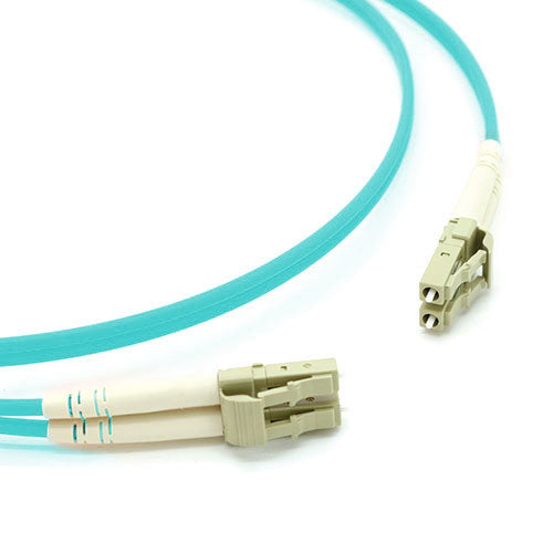 Cablenet 8m OM4 50/125 LC-LC Duplex Aqua LSOH Fibre Patch Lead