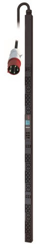 APC NetShelter Metered Rack PDU, 0U, 3PH, 22kW 230V 32A or 17.3kW 230V 24A, x30 C13 and x12 C19 outlets, IEC 309 3P+N+PE cord