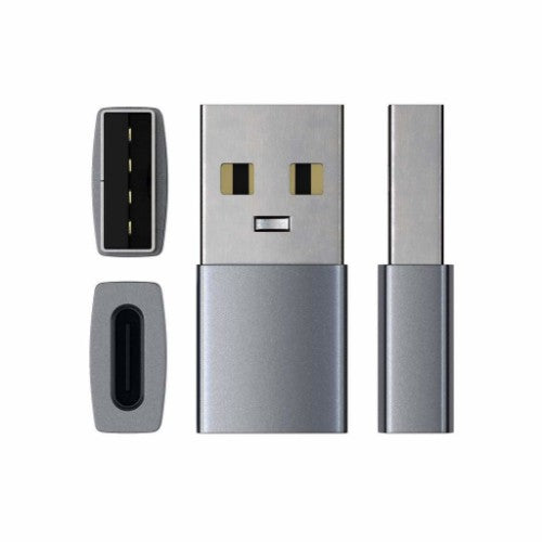 Satechi ST-TAUCM cable gender changer USB-A USB-C Grey