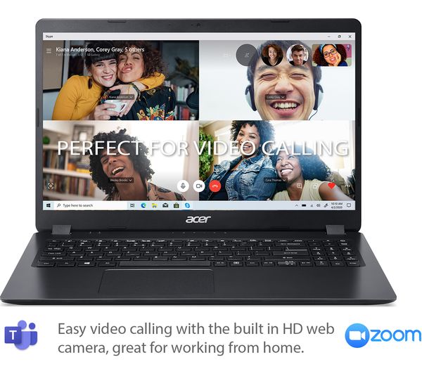 Acer Aspire A315-56 - 15.6" - AMD Athlon Silver 3050U - 4GB RAM - 128GB SSD - UK - Grade A