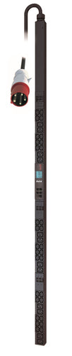 APC NetShelter Metered Rack PDU, 0U, 3PH, 22kW 230V 32A or 17.3kW 230V 24A, x30 C13 and x12 C19 outlets, IEC 309 3P+N+PE cord