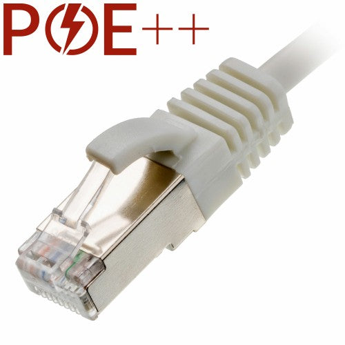 Cablenet 2m Cat6a RJ45 White U/FTP LSOH 30AWG Slim Snagless Booted Patch Lead