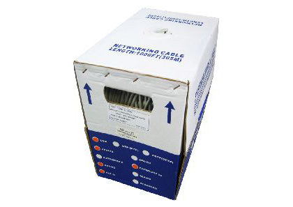 Cables Direct Cat5e, 305 m networking cable Grey U/UTP (UTP)