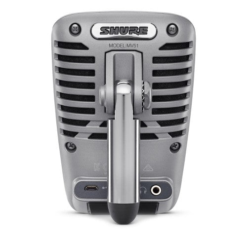 Shure MOTIV MV51 Grey Digital camcorder microphone