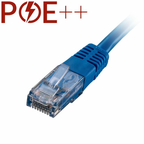 Cablenet 2.5m Cat6 RJ45 Blue U/UTP PVC 24AWG Flush Moulded Booted Patch Lead