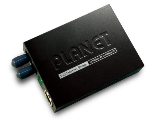 PLANET FT801UK network media converter 100 Mbit/s 1310 nm Multi-mode Black