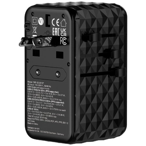 Verbatim Charge 'n' Travel Diamond 85W Retractable Cable CNT-02