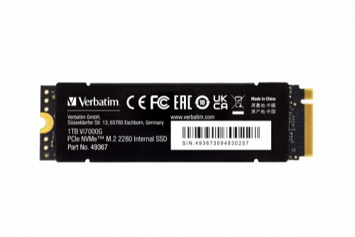 Verbatim Vi7000G PCIe NVMe M.2 SSD 1TB The Ultimate Gaming Solution
