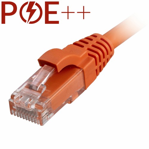 Cablenet 0.3m Cat6 RJ45 Orange U/UTP LSOH 24AWG Snagless Booted Patch Lead