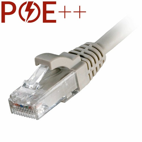 Cablenet 0.5m Cat6 RJ45 Grey U/UTP LSOH 24AWG Snagless Booted Patch Lead