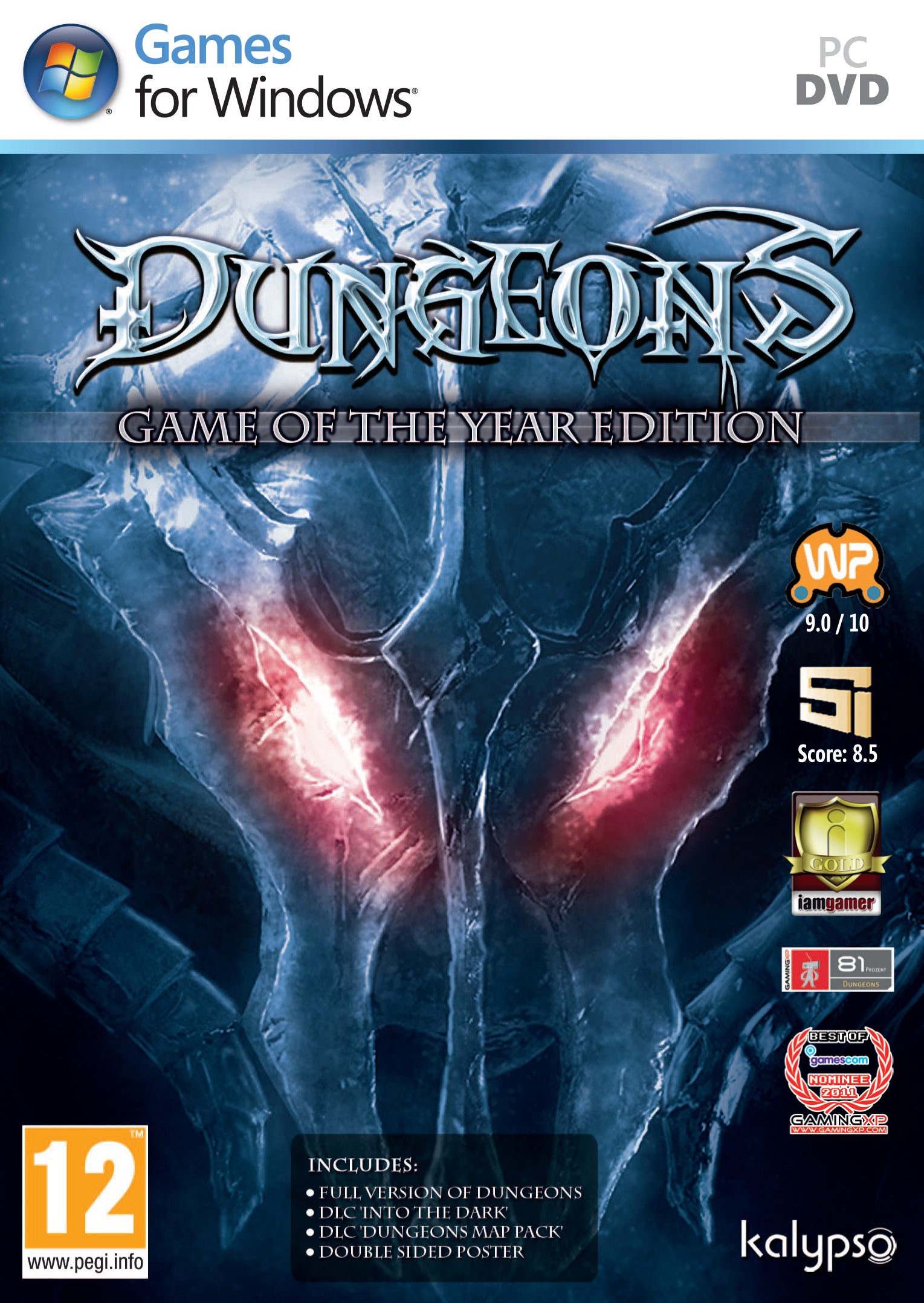 Dungeons Game Of The Year  - IBM/PC