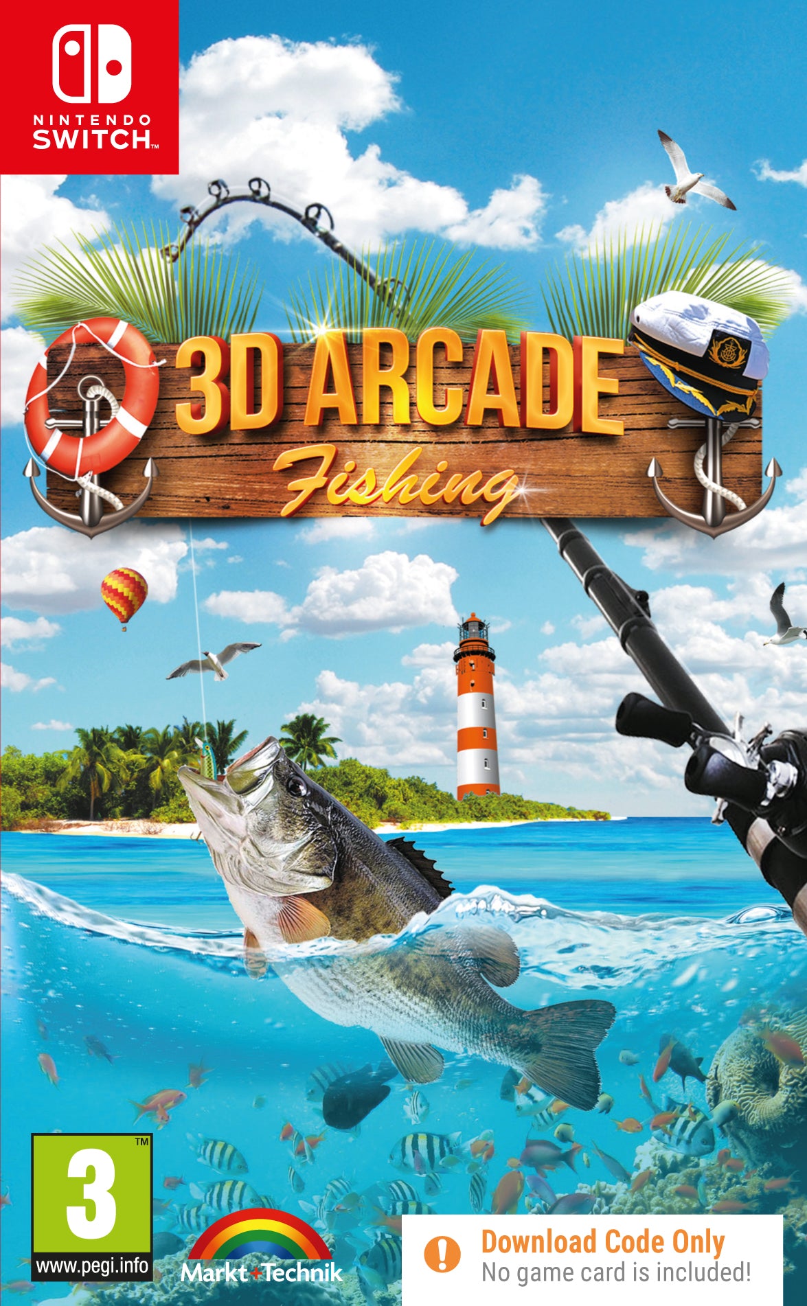 3D Arcade Fishing Cib  - Nintendo Switch
