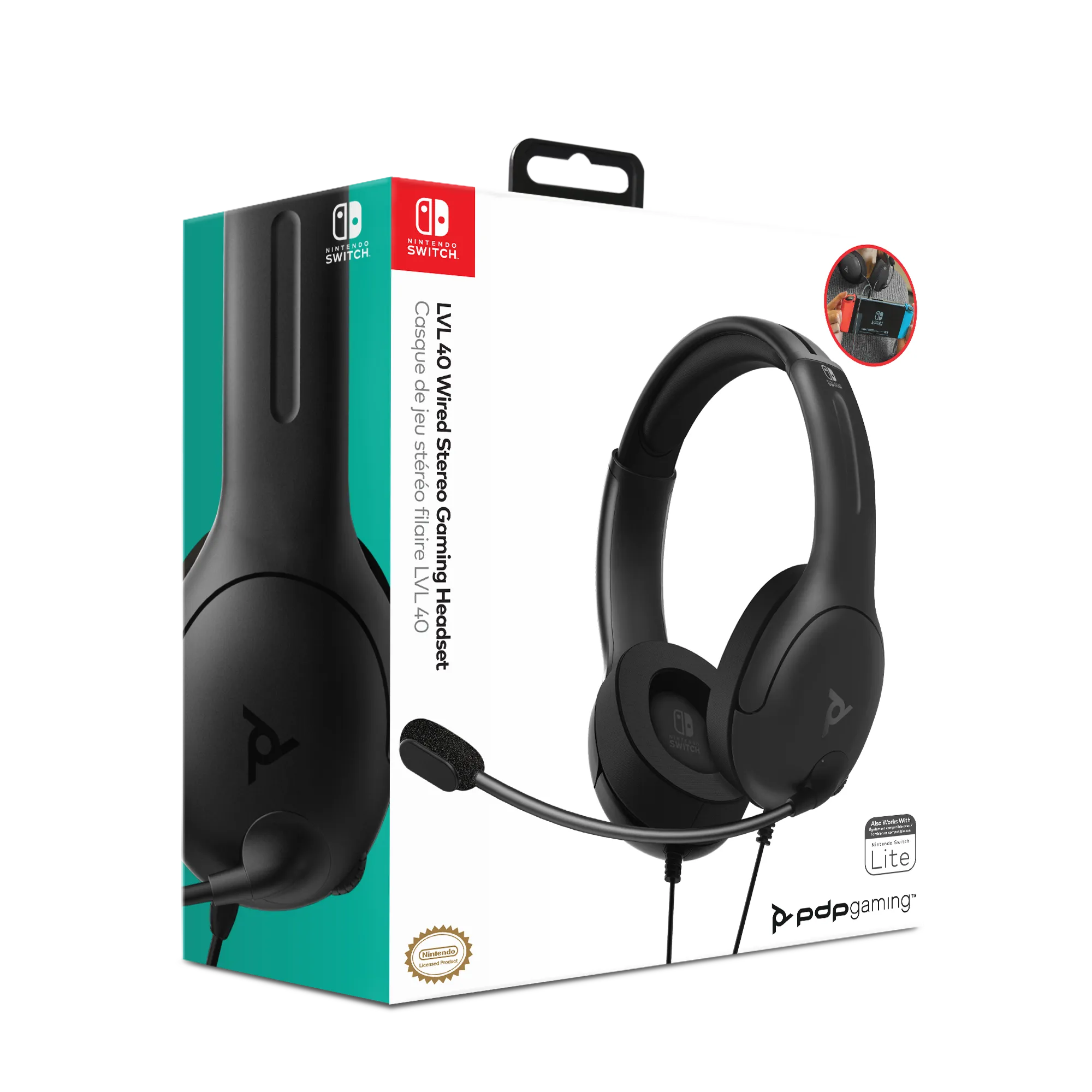 LVL 40 BLACK HEADSET