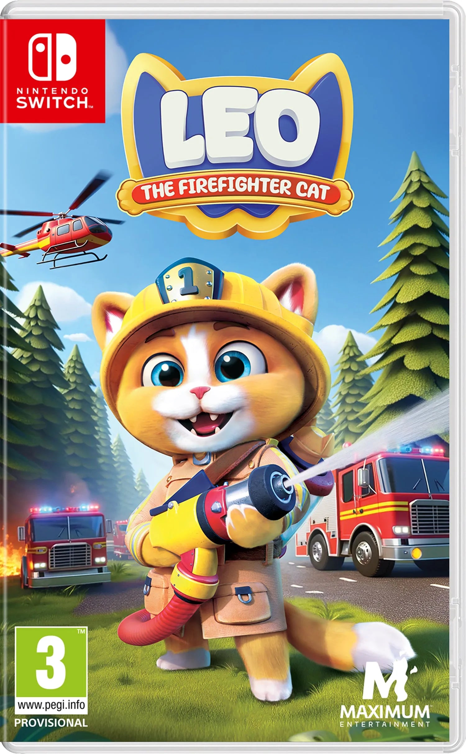 LEO THE FIREFIGHTER CAT