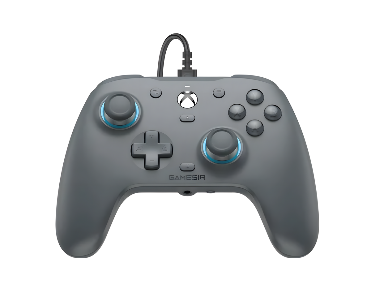 GameSir G7 SE wired Xbox controller in Sporty Gray – front
