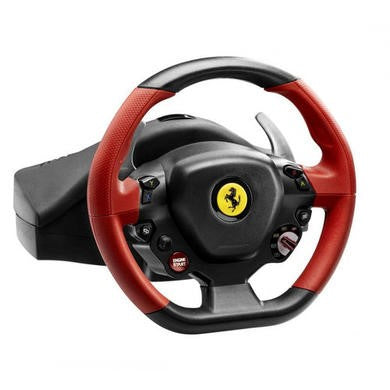 Thrustmaster Ferrari 458 Spider Black, Red Steering wheel + Pedals Xbox One
