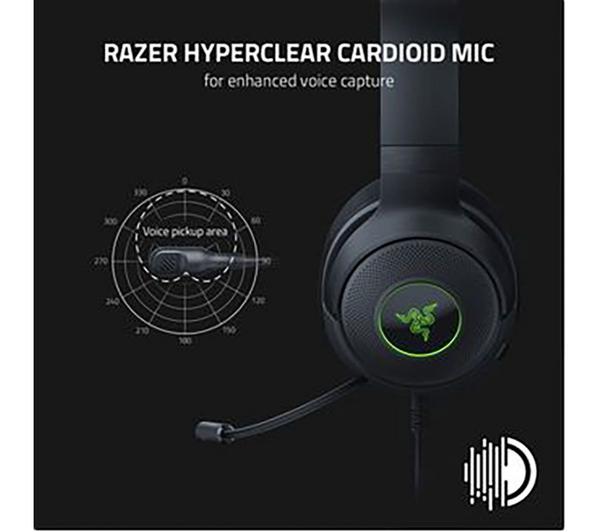 RAZER KRAKEN V3 X (2023) WIRED USB HEADSET - BLACK