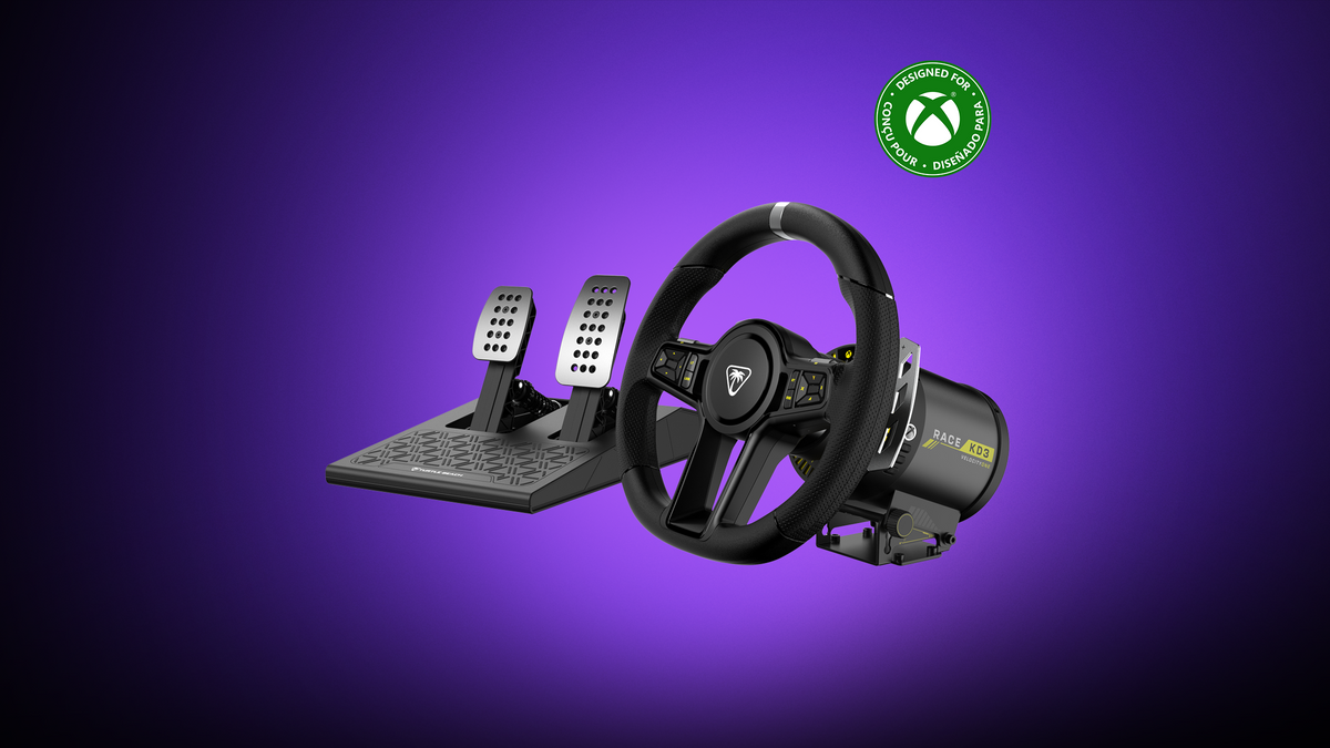 Turtle Beach VelocityOne Race KD3 direct-drive racing wheel and pedal system for Xbox and PC