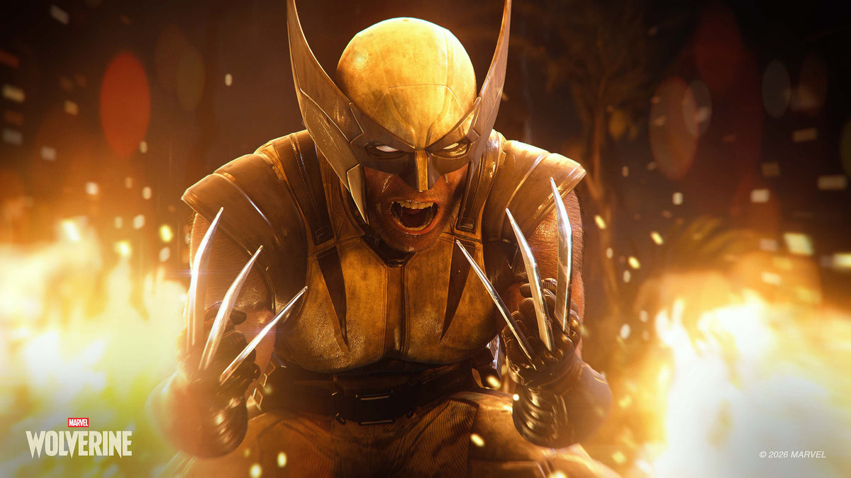 Marvel’s Wolverine PS5 cinematic image of Logan in warm lighting