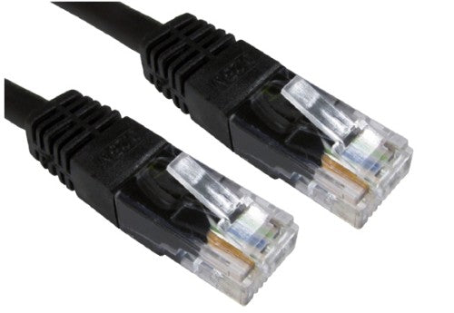 Cables Direct UTP Cat6 30m networking cable Black U/UTP (UTP)