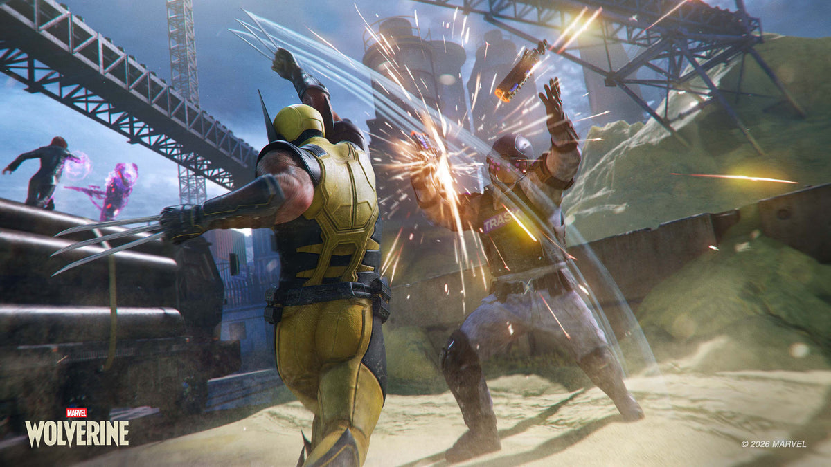 Marvel’s Wolverine PS5 gameplay showing Wolverine in a detailed outdoor combat scene