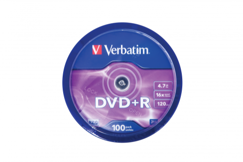 Verbatim DVD+R Matt Silver 4.7 GB 100 pc(s)