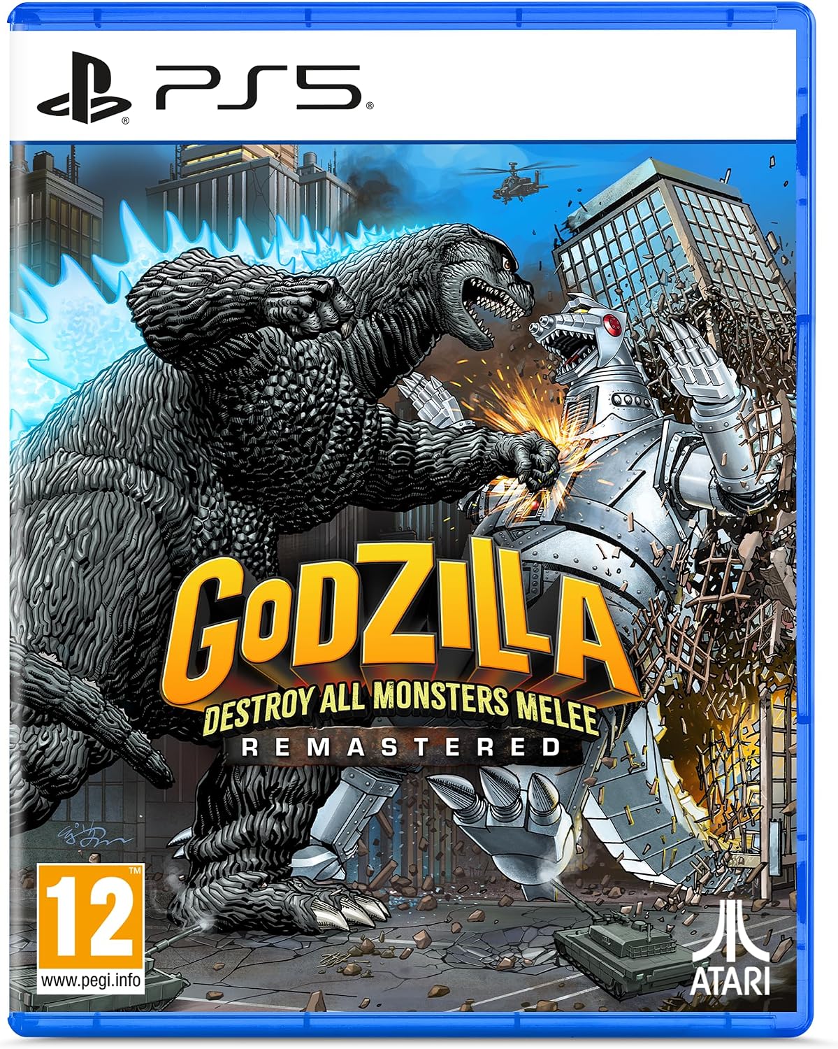 Godzilla: Destroy All Monsters Melee Remastered - PS5 - PlayStation 5 - boxed edition